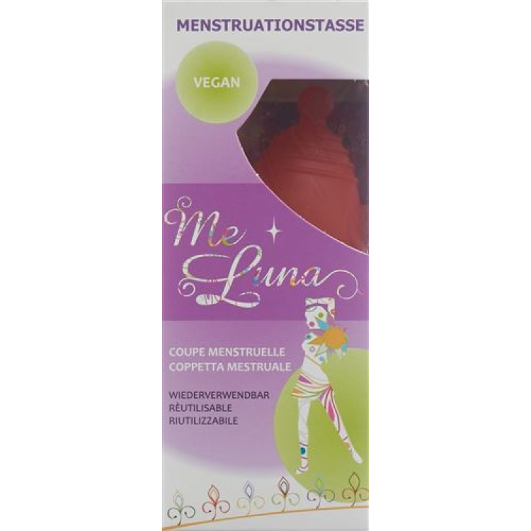 Me Luna menstrual cup Classic S Ball Red