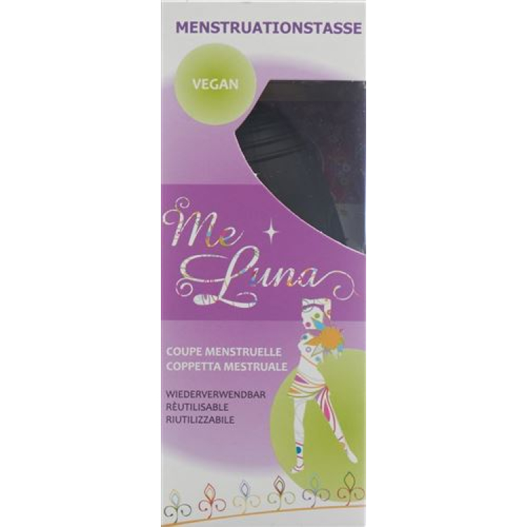 Me Luna menstrual cup Classic M Black Ball