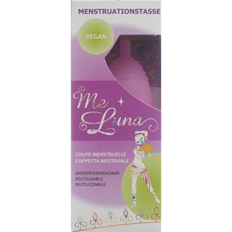 Me Luna menstrual cup Soft S Ball Pink