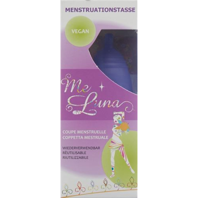 Me Luna Menstruationstasse Sport S Kugel Blau Violett