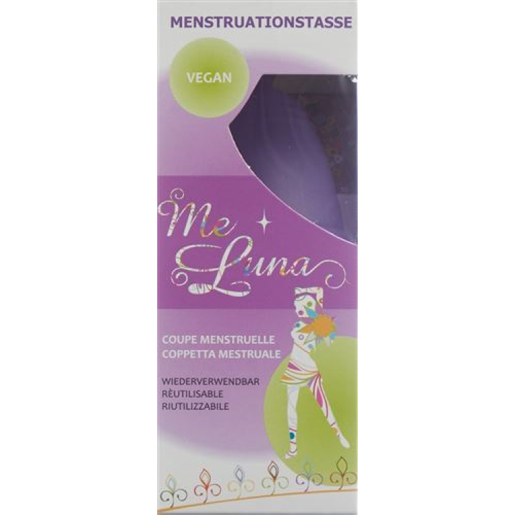 Me Luna menstrual cup Classic S Ball Purple