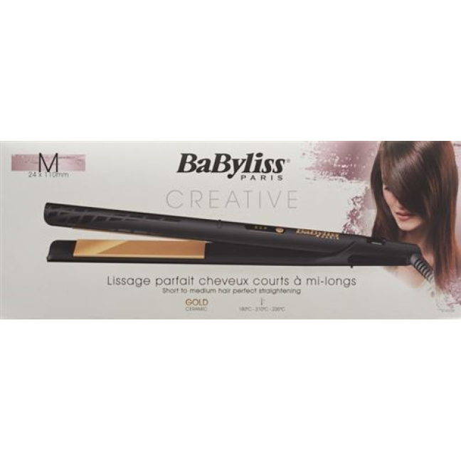 Babyliss hair straighteners Gold Ceramic 24mm