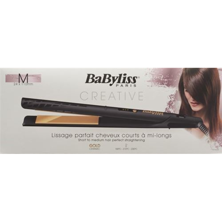 Babyliss Haarglätter Gold Ceramic 24mm