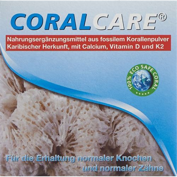 Coral Care Coral Calcium Vitamín D3 + K2 30 bag 2000 mg