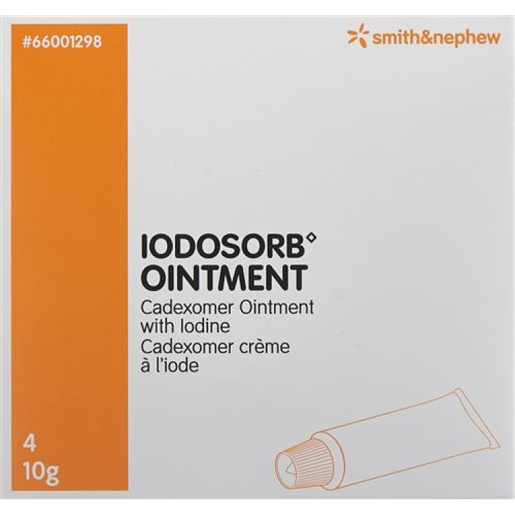 Iodosorb Salbe 4 x 10 g