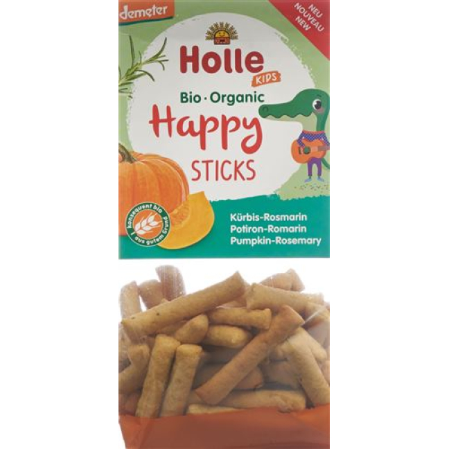 Holle Happy Sticks moliūgas su rozmarinu batalionas 100 g