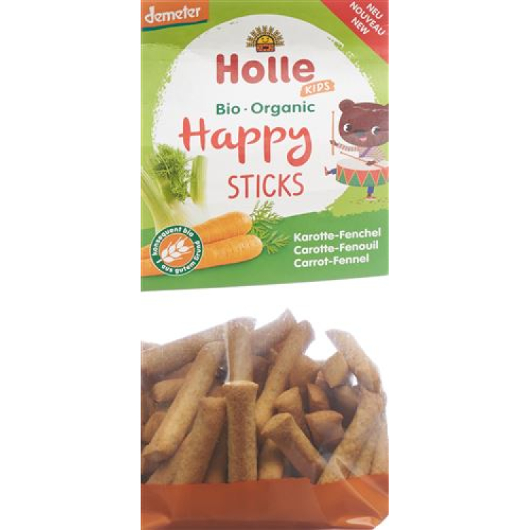 Holle Happy Sticks גדוד שומר גזר 100 גרם