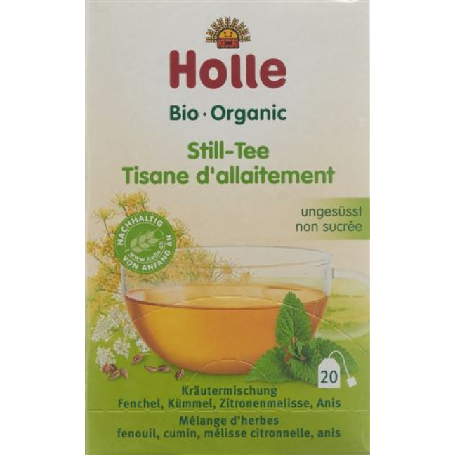 Holle Organiczna Herbatka Pielęgnacyjna 20 Btl 1,5 g