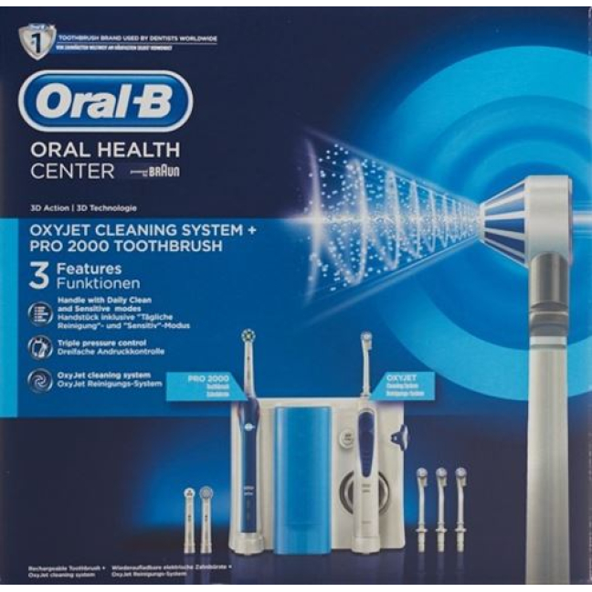 Oral-B OxyJet cleaning system irrigator + Oral-B PRO2