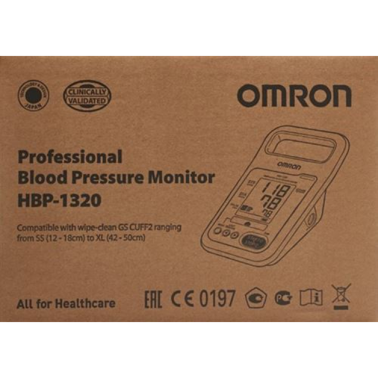 Omron Blutdruckmessgerät Oberarm HBP-1320-E