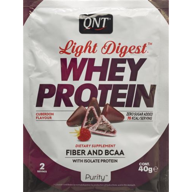 QNT Light Digest Whey protein Cuberdon Btl 40 g