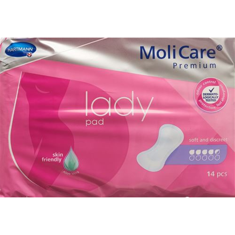 MoliCare Lady Pad 4.5 טיפה 14 יחידות