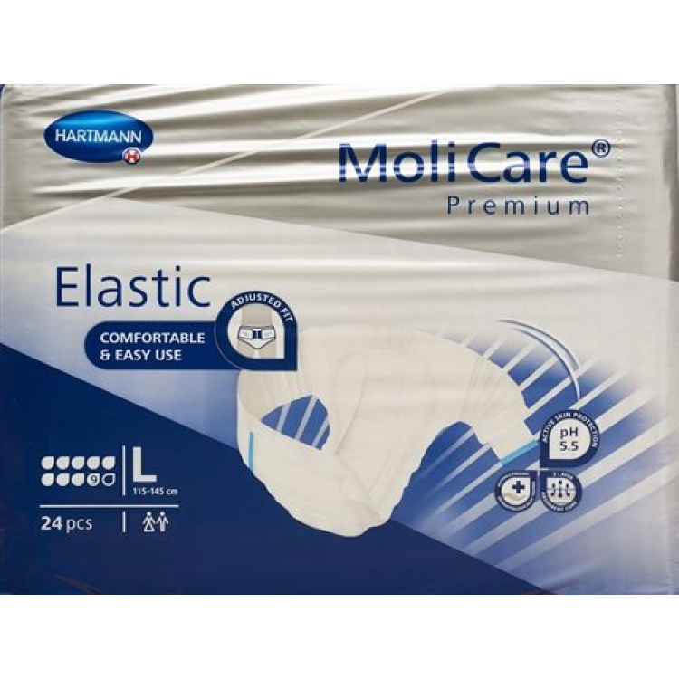 MoliCare Elastic L 9 gouttes de 24 pièces