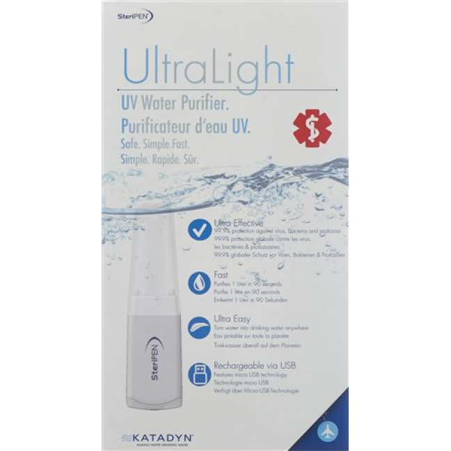 SteriPEN Ultra Light UV water sanitizer