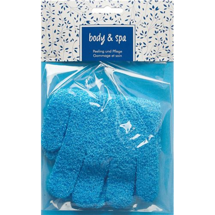 Herba exfoliating gloves turquoise 1 pair