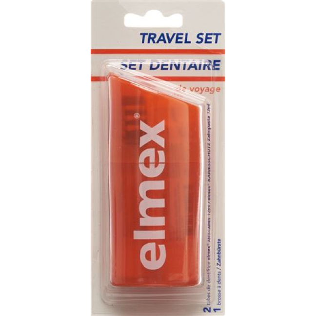 elmex Travel Set - Protects Against Tooth Decay - Remineralizes Tooth Enamel