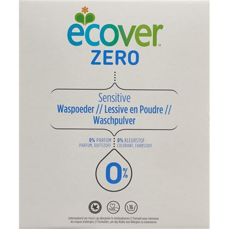 Ecover Zero vaskepulver universal 1,2 kg