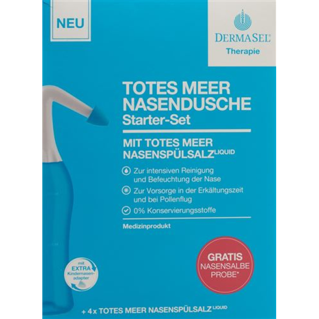 Dermasel therapy nasal rinsing set German / French / Italian