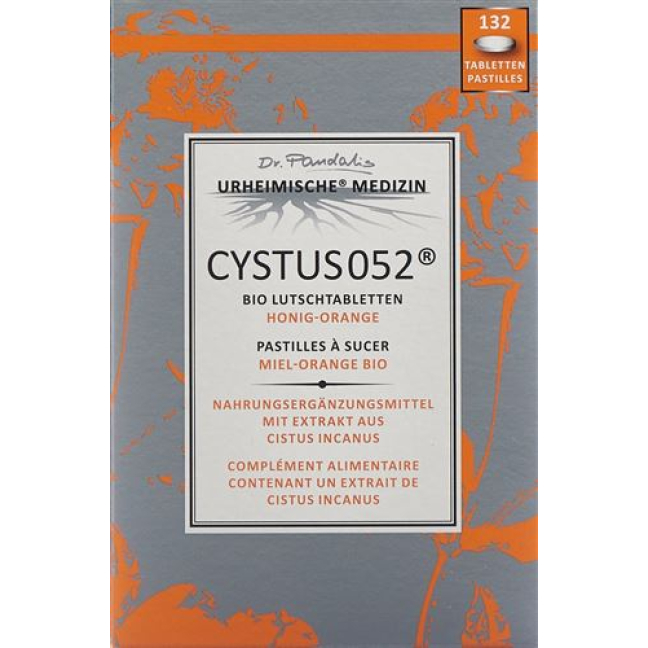 Cystus 052 生物含片蜂蜜橙 132 片