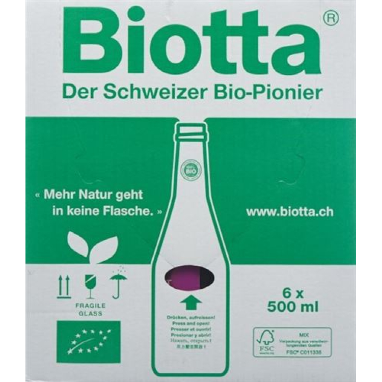 آنتی اکسیدان Biotta Vital 6 Fl 5dl