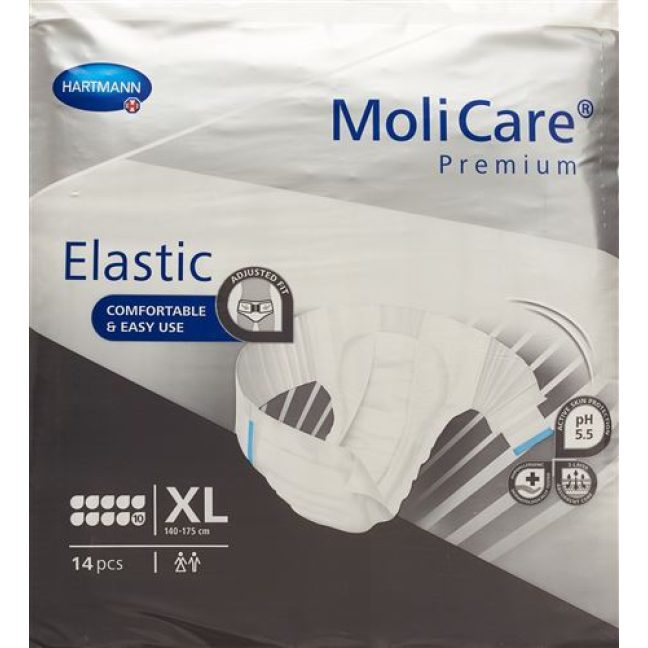 Elastic MoliCare 10 XL 14 vnt