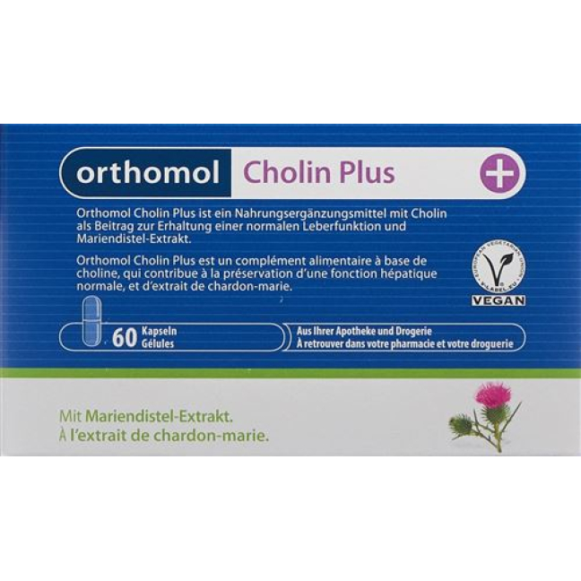 Orthomol cholin Plus Kaps 60 stk