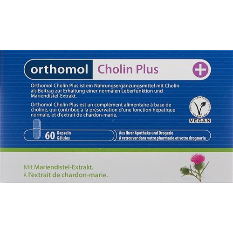 Orthomol choline Plus Kaps 60 ширхэг