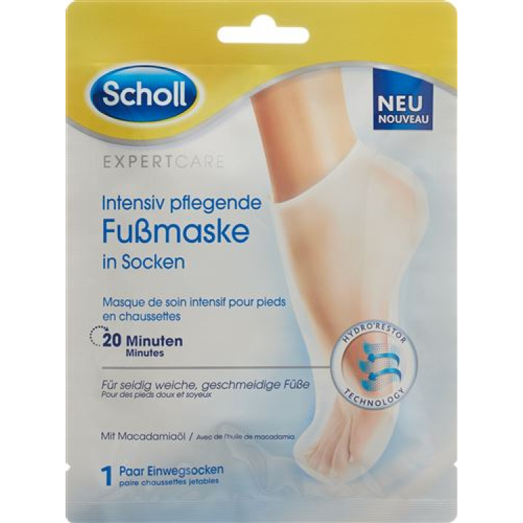 Scholl Expert Care Интензивно подхранваща маска за крака 2 бр