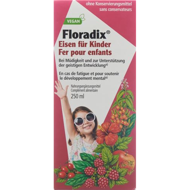 Floradix jern til børn 250 ml