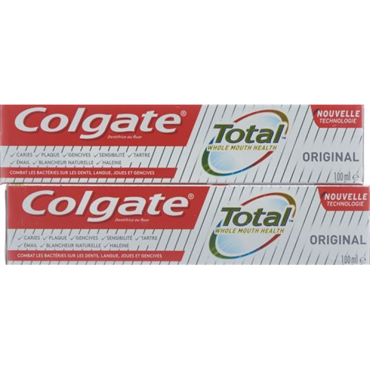 Colgate Total ORIGINAL tandkräm Duo 2 Tb 100 ml