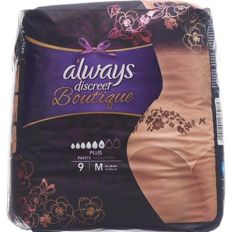 always Discreet Boutique Incontinence Pants M Plus 9 pcs