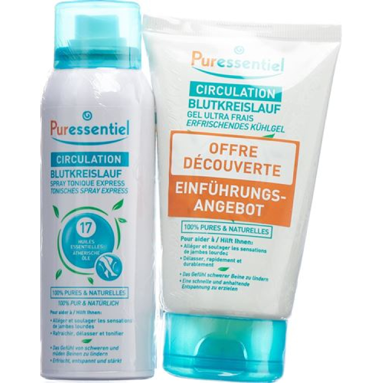 Puressentiel Bloedbaan Duo Bloedbaan Spray + Ultra Fresh Gel