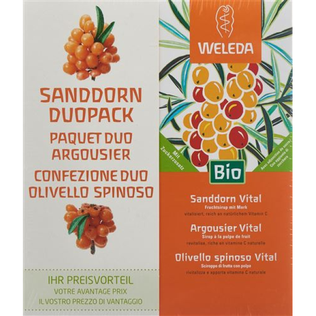Weleda Sanddorn Vital Sirup Duo 2 x 250 ml