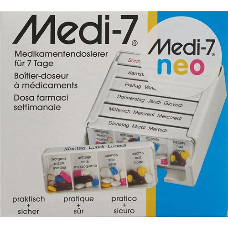 Medi-7 medicator seven days German / French / Italian neo