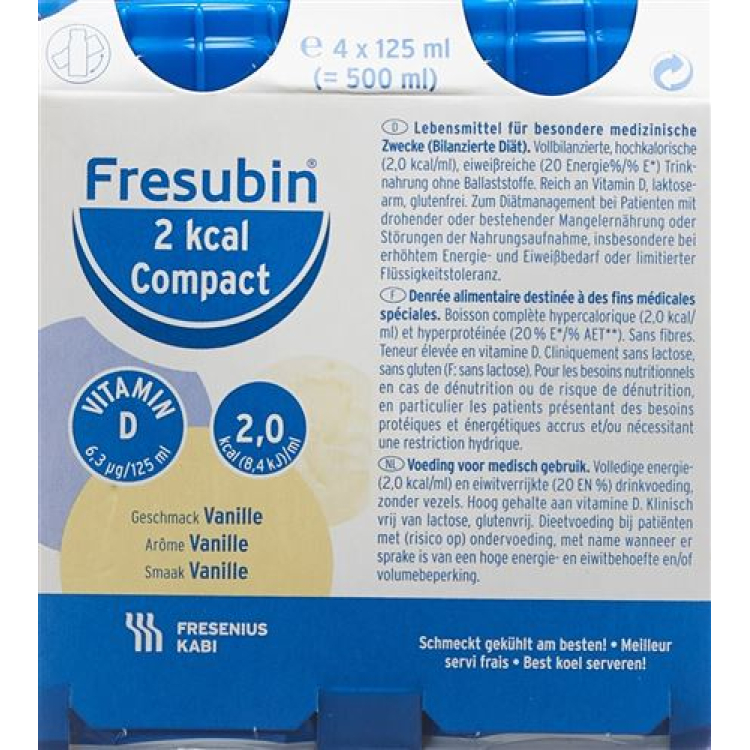 Fresubin 2 kkal Yilni vanil 4 Fl 125 ml