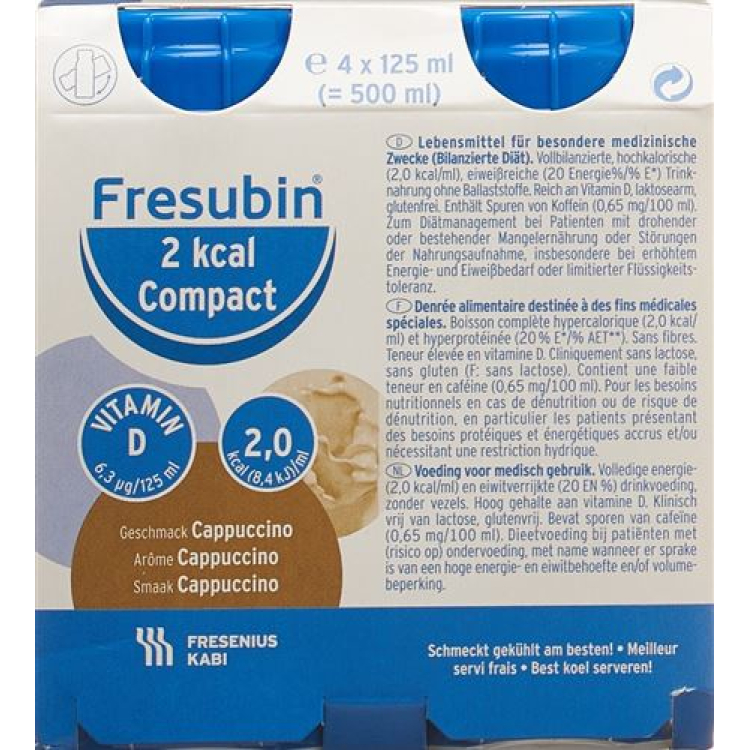 Fresubin 2 kcal Capuchino compacto 4 Fl 125 ml