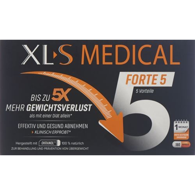 XL-S MEDICAL Forte 5 Kaps Blist 180 pièces