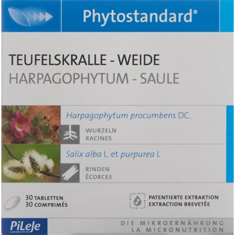 Phytostandard tabletki z wierzby diabelskiego pazura 30 szt