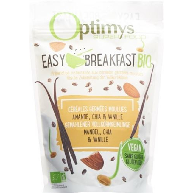Optimys Easy Breakfast бадам және ваниль Чиа Био батальоны 350 г