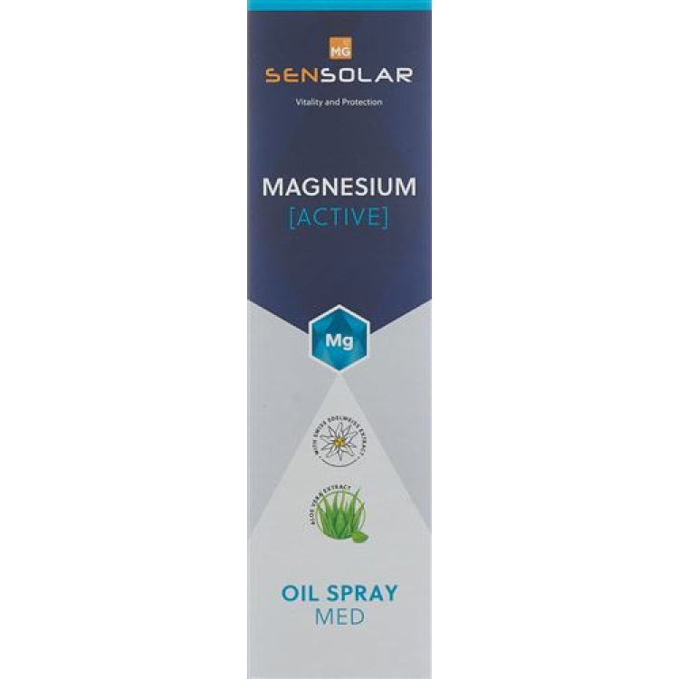 Sensolar magnesium Active Oil sprayay 100 ml MED