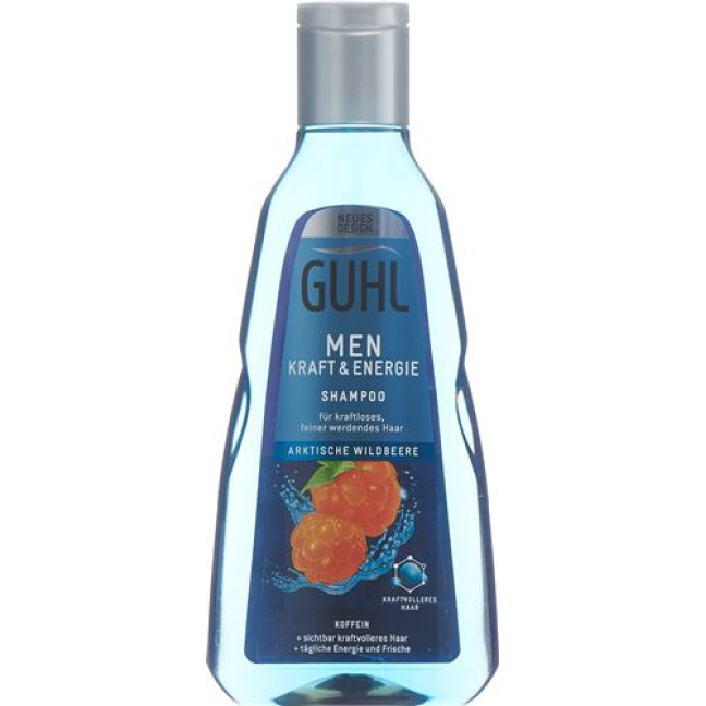 GUHL Men Power & Energy Shampoo Bottle 250 ml