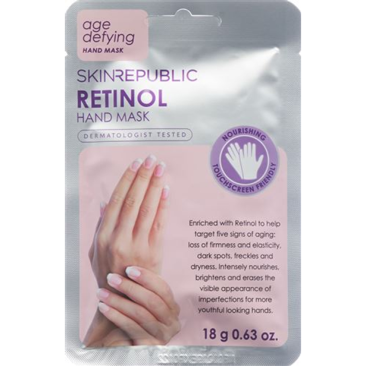 skin republic retinol Age-Defying Hand Mask 18 g