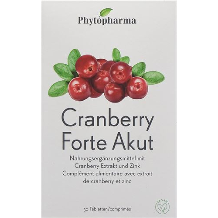 Phytopharma Cranberry Forte Acute 30 таблетка