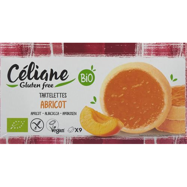 Les Recettes de Céliane Apricot tart Gluten Free Organic 165 g