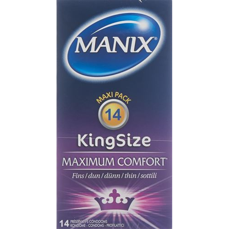 Manix King Size Condoms 14 pieces