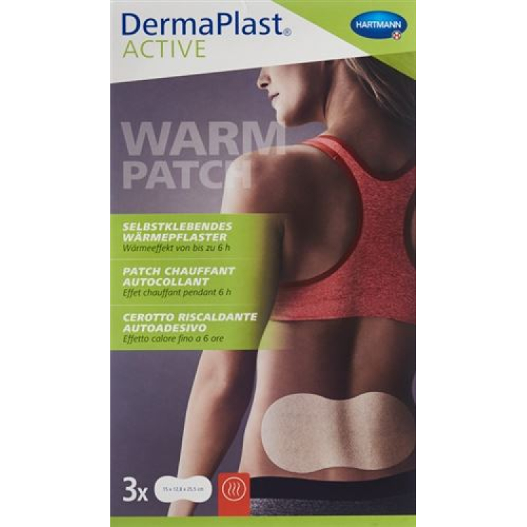 DermaPlast Active Hot Patch stor 3 st