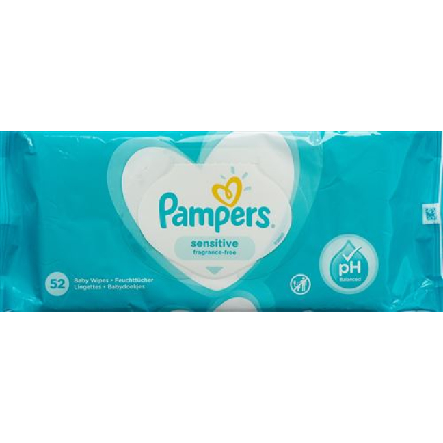 Pampers Sensitive Wet Wipes 52 st