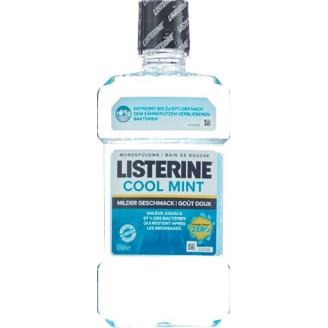 Listerine bain de bouche Coolmint doux Fl 500 ml