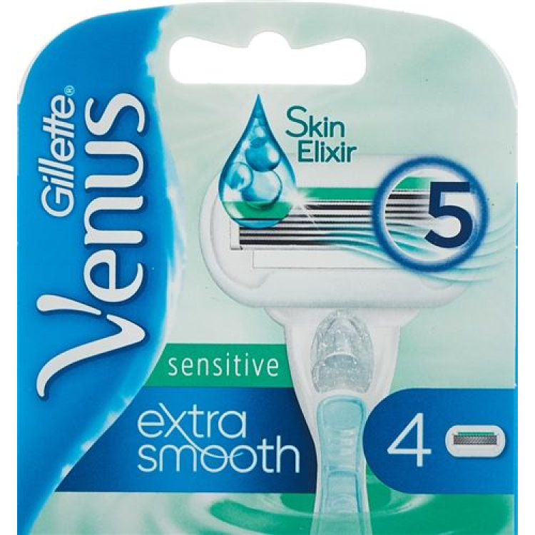 Gillette for Women Venus Extra Smooth Sensitive System Blade 4 pcs