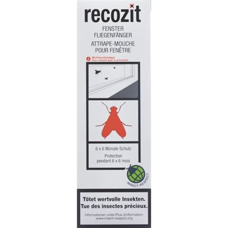 Recozit fönsterflugpapper 6 st